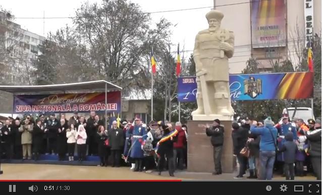 Statuia lui Mihai Viteazul din Slobozia, Foto: Captura YouTube