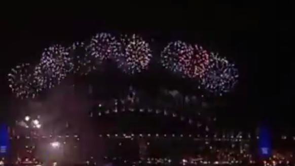 Focuri de artificii la Sidney, Foto: Captura Youtube.com