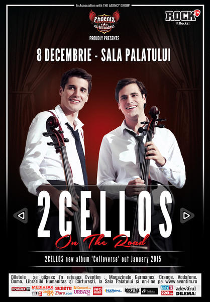 Poster_2Cellos, Foto: webPR.ro
