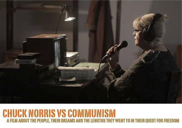 Irina Margareta Nistor pe afisul filmului Chuck Norris vs Communism, Foto: 4 Proof Film