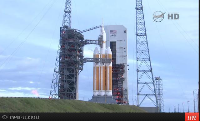 Lansarea Orion, Foto: NASA