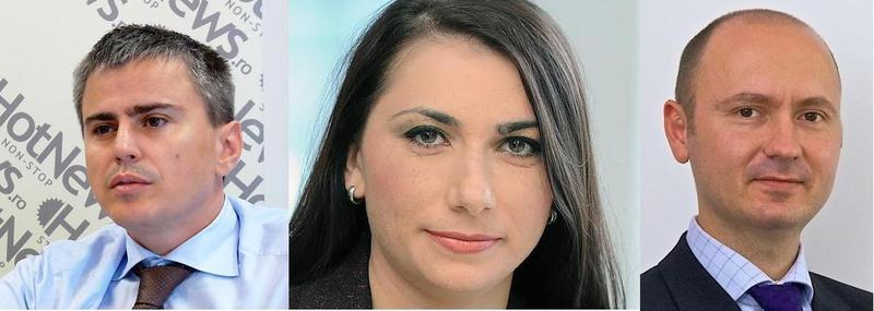 Gabriel Biris, Ramona Jurubita, Gabriel Sincu, Foto: Hotnews