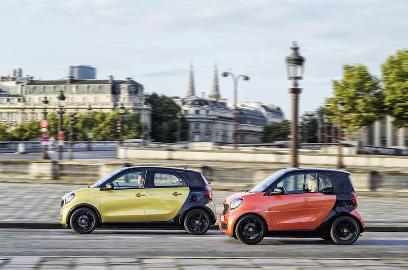 smart forfour si smart fortwo, Foto: Daimler