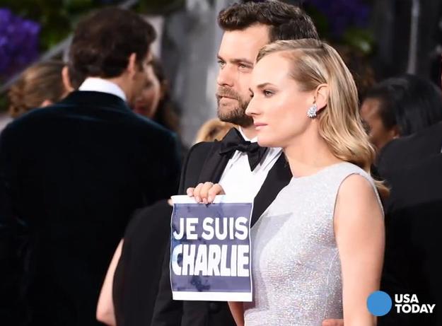 Diane Kruger- "Je Suis Charlie", Foto: Captura YouTube