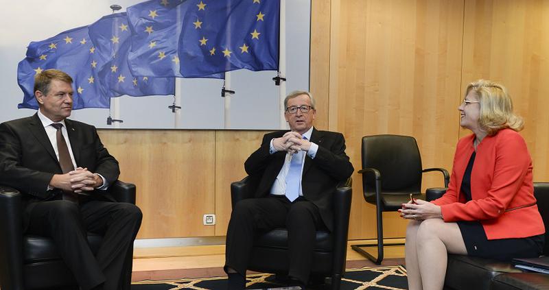 Iohannis, Juncker si Cretu, Foto: Comisia Europeana