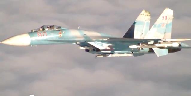 Avionul de lupta rusesc Su-27 Flanker, Foto: Captura Youtube.com