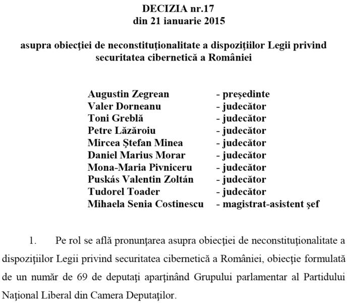 Decizia Curtii Constitutionale, Foto: Curtea Constitutionala