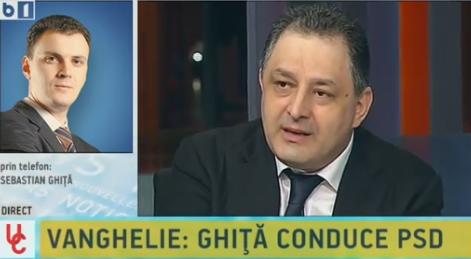 Ghita si Vanghelie, la B1 TV, Foto: Captura B1TV