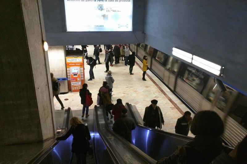 Statie din metroul bucurestean, Foto: Hotnews