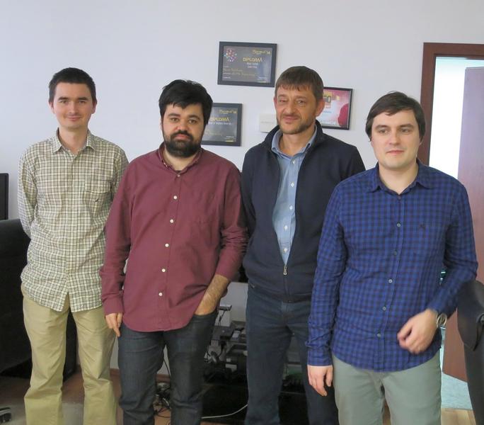 Patru dintre creatorii de jocuri de la Atypical Games, Foto: Hotnews