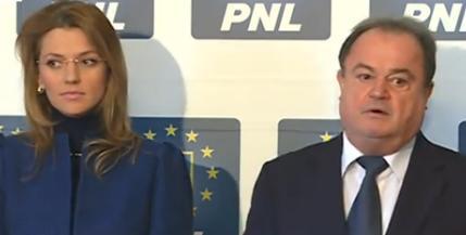 Alina Gorghiu si Vasile Blaga, Foto: captura B1 TV