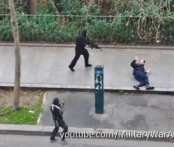 Atacatorii din Paris, Foto: Liveleak