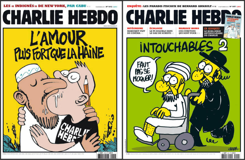 Caricaturi Charlie Hebdo, Foto: Colaj foto