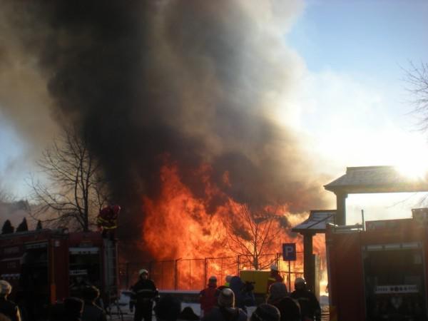 Incendiu Seminarul Teologic Suceava, Foto: Obiectiv de Suceava