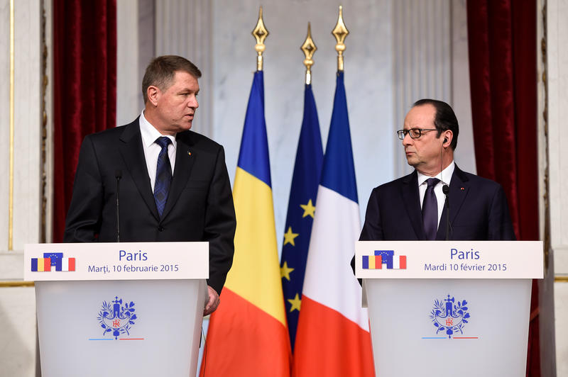 Klaus Iohannis si Francois Hollande, Foto: Presidency.ro