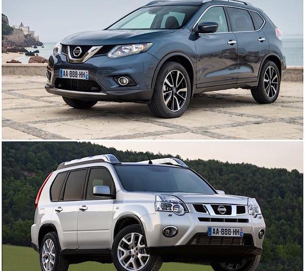 Noul Nissan X-Trail si vechiul Nissan X-Trail, Foto: 0-100.ro