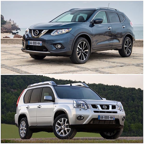 Noul Nissan X-Trail si vechiul Nissan X-Trail, Foto: 0-100.ro