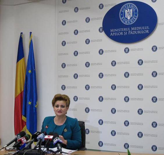 Gratiela Gavrilescu, ministrul Mediului, Foto: Hotnews