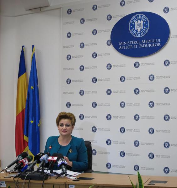 Gratiela Gavrilescu, ministrul Mediului, Foto: Hotnews