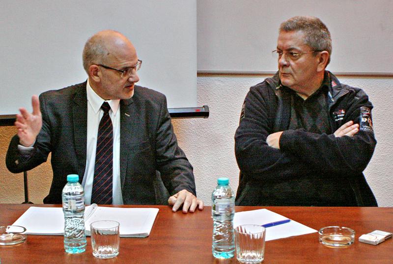 Seful CNADNR, Narcis Neaga si ministrul Transporturilor, Ioan Rus, Foto: MT