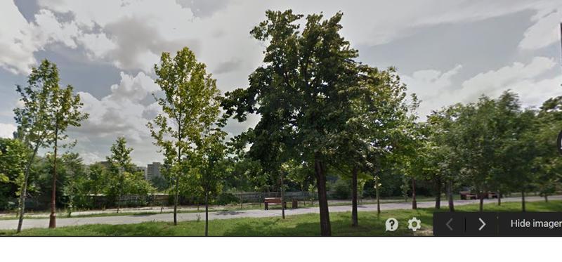 Terenul de pe bd. Unirii unde ar urma sa se construiasca Cartierul pentru justitie, Foto: Google Street View