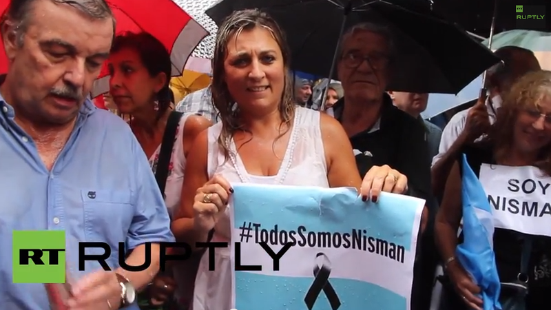 Mars in memoria lui Alberto Nisman, Foto: Captura Youtube.com
