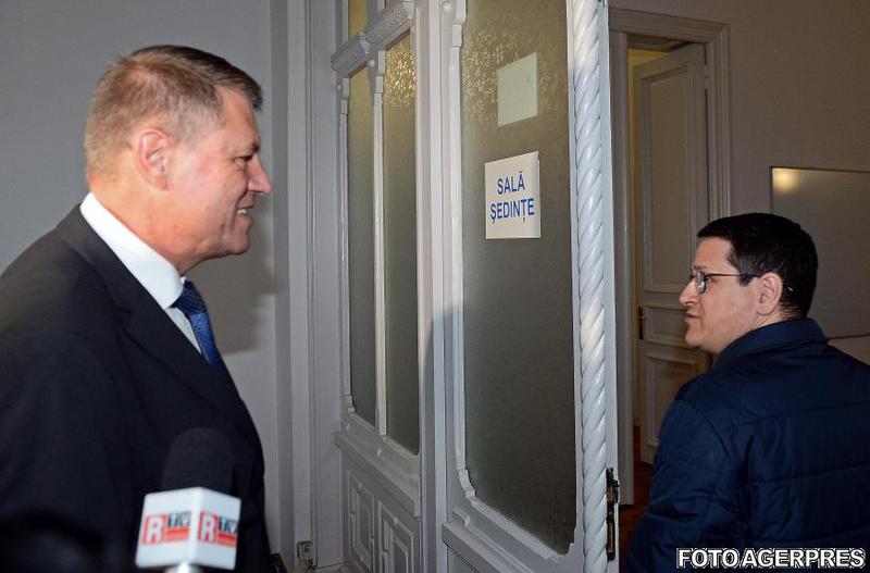 Eduard Hellvig (dreapta) si Klaus Iohannis, Foto: AGERPRES