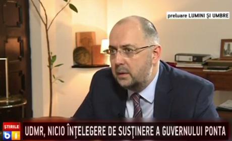 Kelemen Hunor la B1 TV, Foto: Captura B1TV