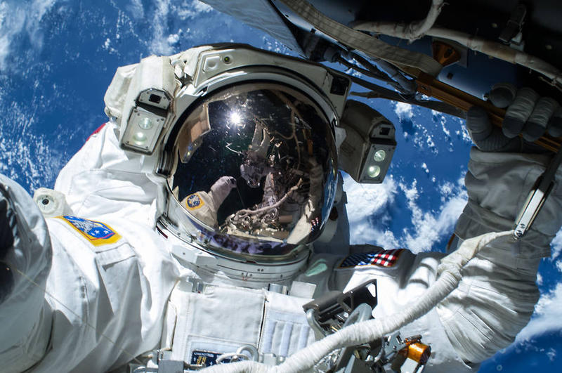 Astronautul Barry Wilmore, la prima misiune spacewalk, Foto: NASA