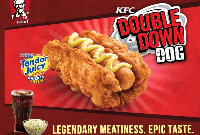 Double down dog, Foto: KFC Filipine