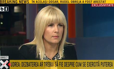 Elena Udrea la B1 TV, Foto: Captura B1TV