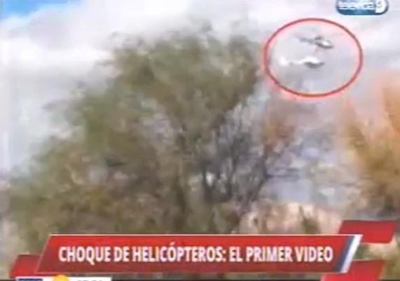 Primele imagini cu coliziunea celor doua elicoptere in Argentina, Foto: Captura YouTube