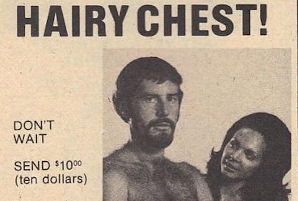 Parul de pe piept nu mai e la moda, Foto: Cult of the weird