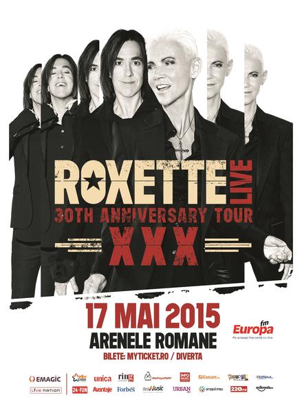Afis concert Roxette 2015, Foto: Hotnews
