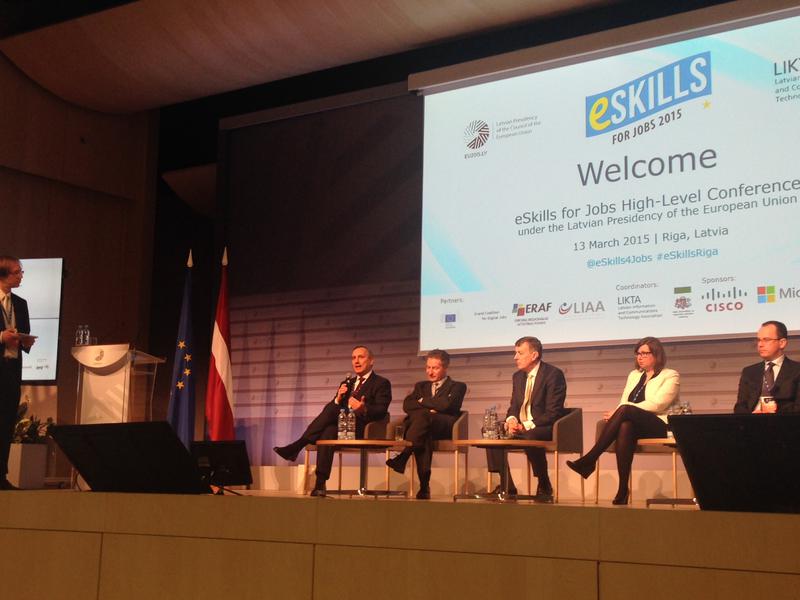 Conferinta lansare Campaniei eSkills 2015-2016 Riga, Foto: APDETIC