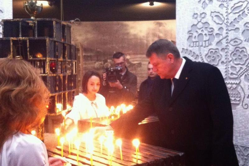 Klaus Iohannis la Monumentului Victimelor Holodomorului (3), Foto: Hotnews