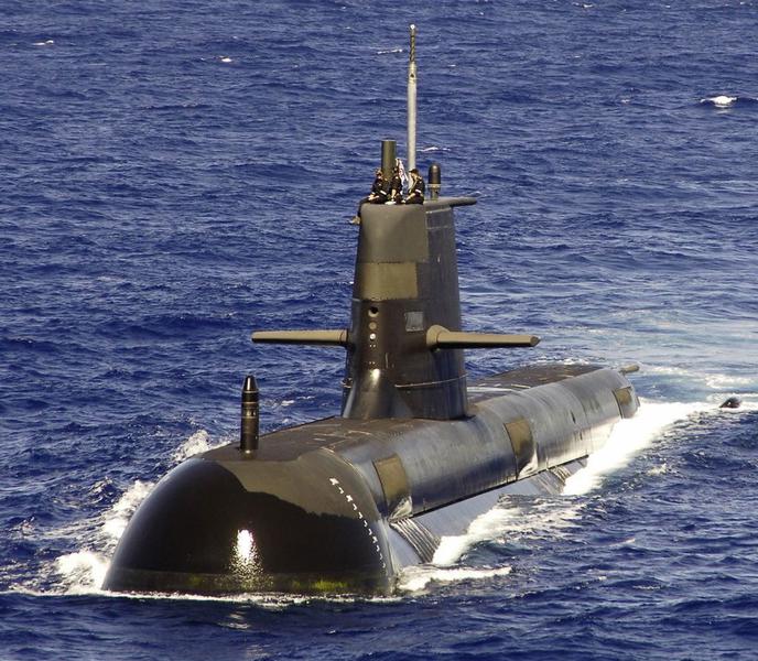 Submarin australian clasa Collins , Foto: Wikipedia