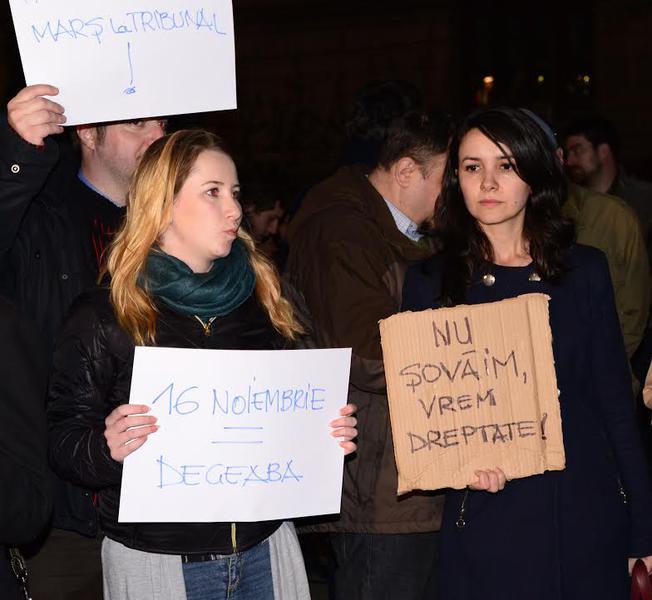 Protestul de la Universitate - 25 martie 2015, Foto: Hotnews / Balazs Nitsch-Petioky