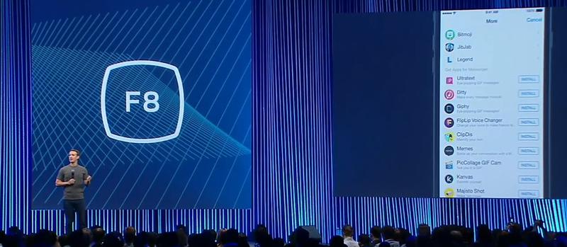 Seful Facebook la conferinta F8, Foto: Captura YouTube