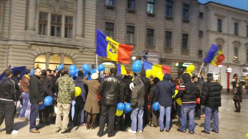 Protest fata de imunitatea parlamentara ca paravan pentru infractori/ miercuri, Foto: Hotnews