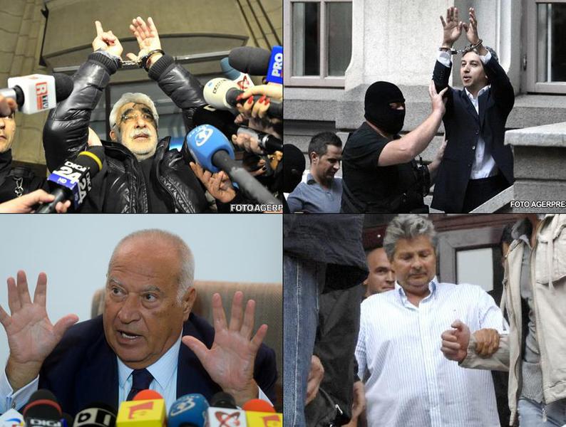 Patroni de presa mici si mari, ajunsi in arest sau la inchisoare, Foto: Colaj / Sursa foto: Agerpres