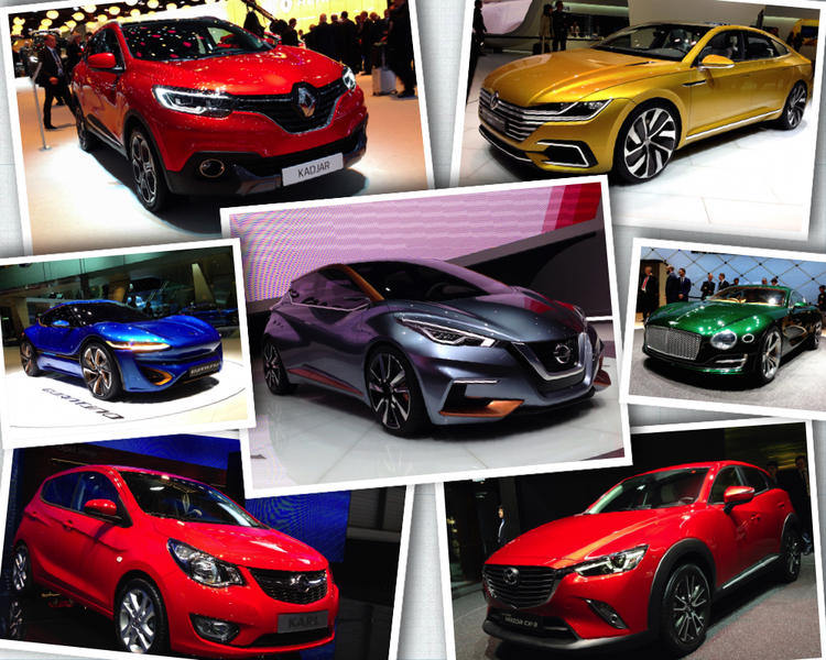 Colaj noutati Salonul Auto de la Geneva 2015, Foto: 0-100.ro