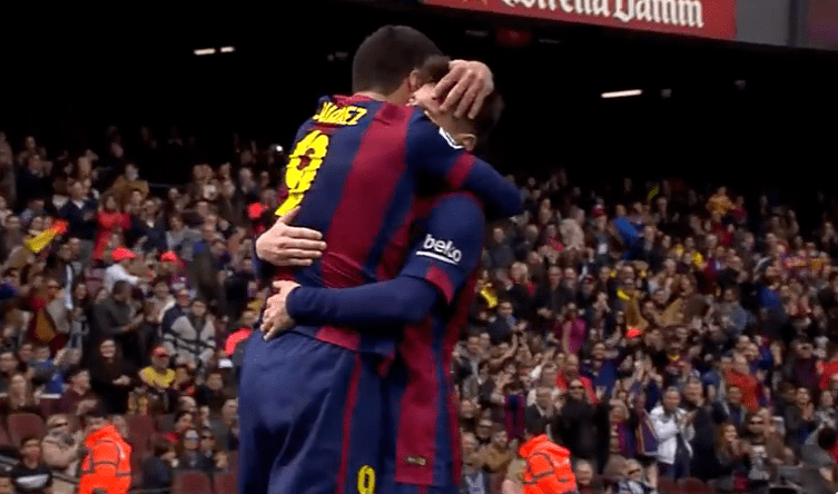 Leo Messi si Luis Suarez, Foto: Captura YouTube