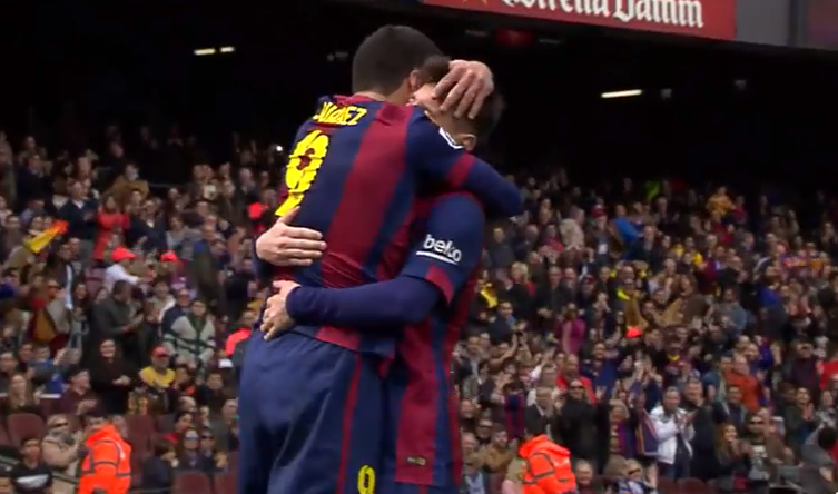 Leo Messi si Luis Suarez, Foto: Captura YouTube