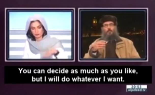 O prezentatoare TV din Liban intrerupe un interviu dupa ce un cleric ii spune sa taca, Foto: Captura YouTube
