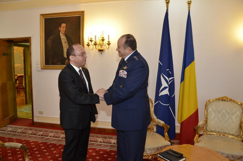 Bogdan Aurescu si Phillip M. Breedlove, Foto: MAE