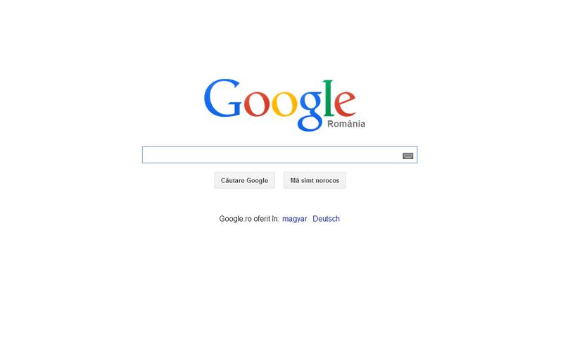 Pagina de start Google, Foto: Google