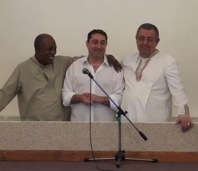 Cristian David la ceremonia botezului, Foto: Captura YouTube