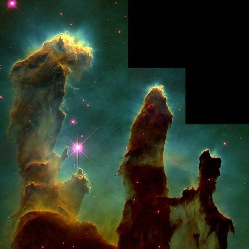 Eagle Nebula 1995, Hubble, Foto: NASA