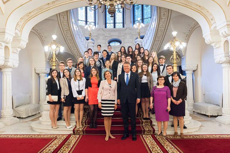 Klaus Iohannis si sotia sa, la Palatul Cotroceni, Foto: Presidency.ro